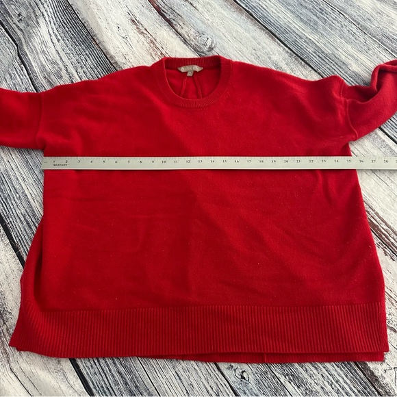 Athleta Wool/Cashmere Red Oversized Sweater - Picture 8 of 9